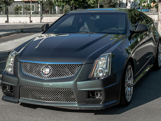 2009-15 CADILLAC CTS-V V2 |FACTORY STYLE FRONT LIP SPLITTER GROUND EFFECTS